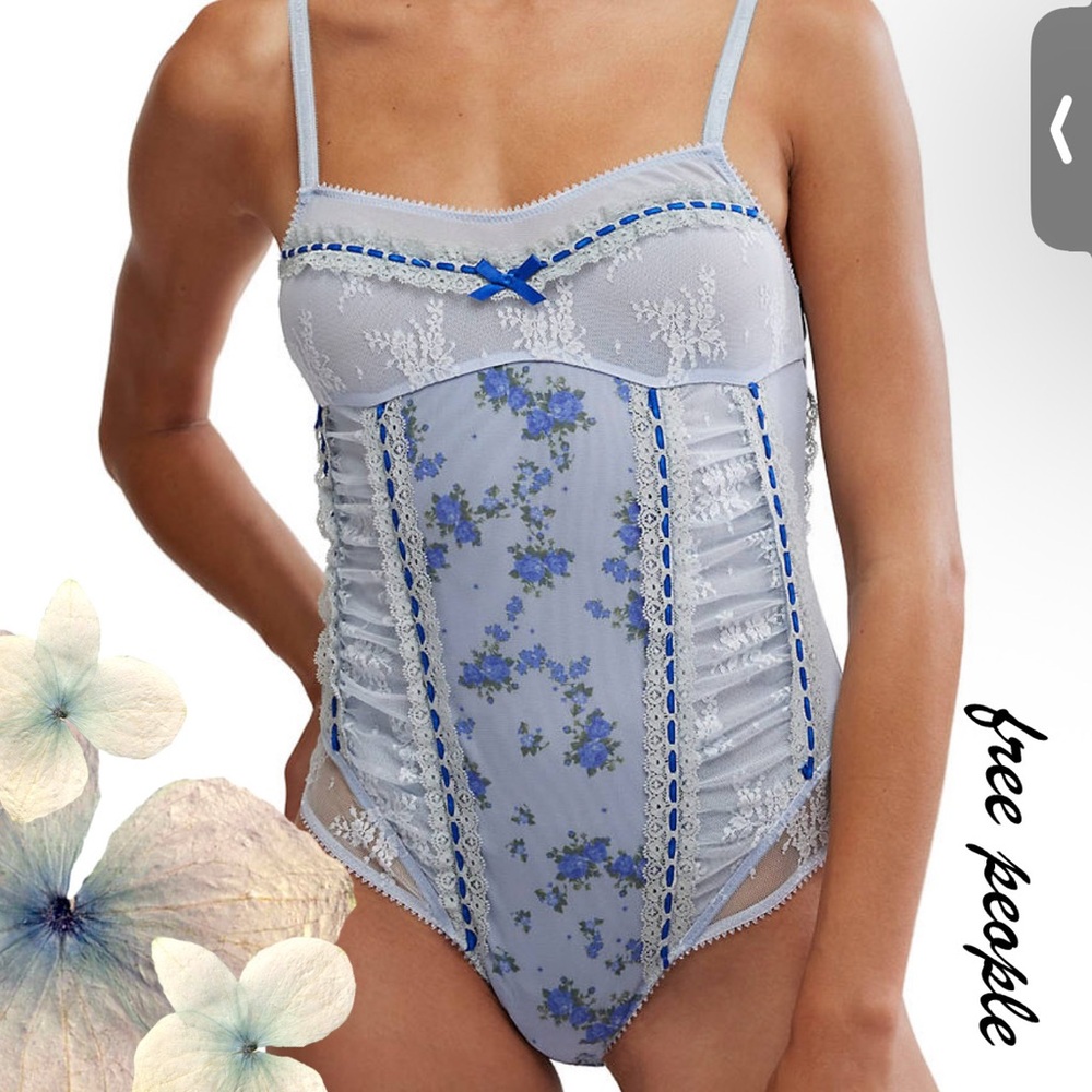 Free People Sara Corset Bodysuit